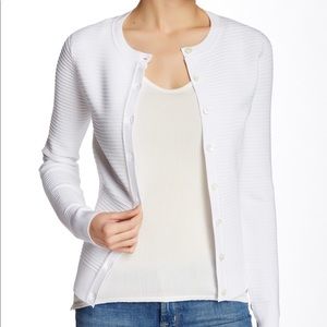 Rolo & Ale Ribbed White - Melly Cardigan - S